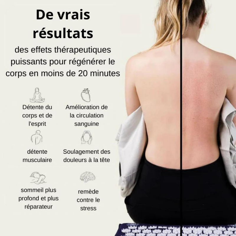 Tapis d'acupression Cellsius - Votre allié contre le stress et la douleur