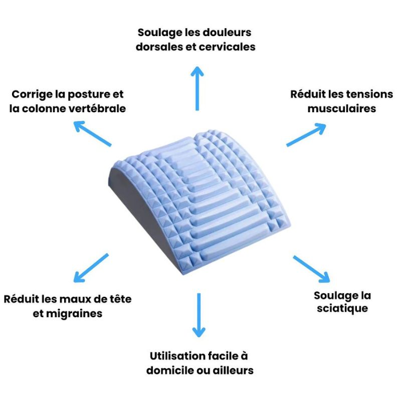 Support d'Étirement StretchPad  -  Soulage le dos et les cervicales