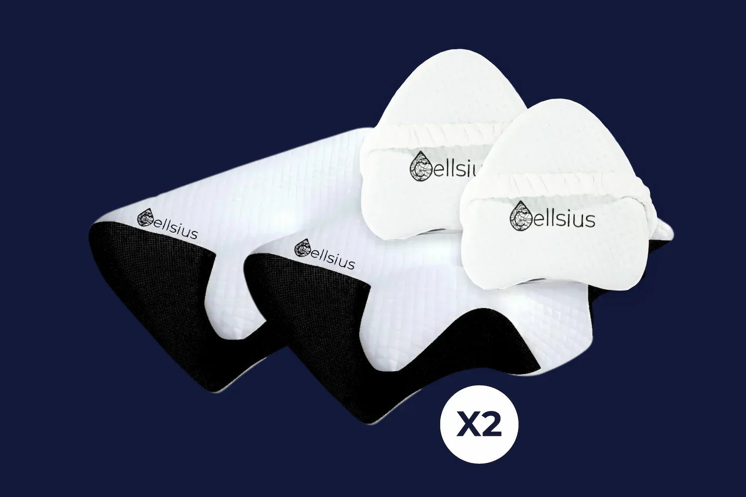 2 Coussin Cervicales + 2 Coussins Genoux offerts