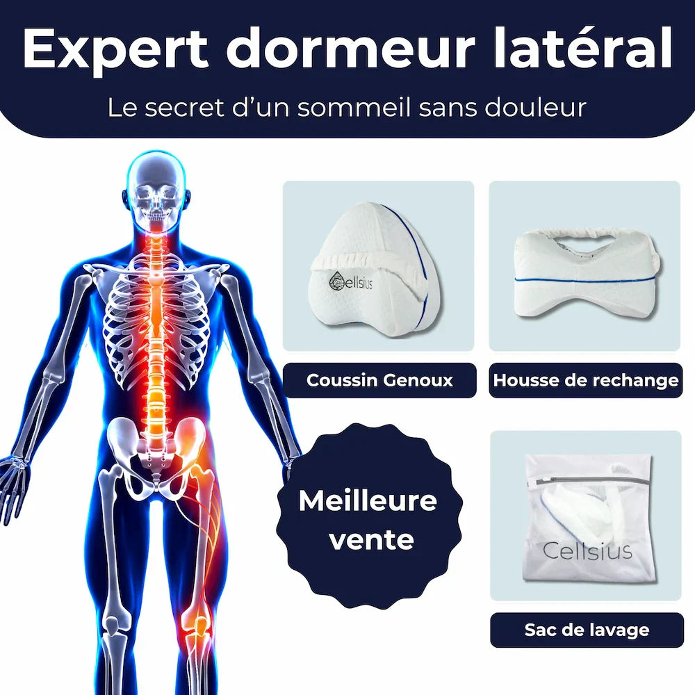 Kit Expert dormeur latéral - Le secret d'un sommeil sans douleur