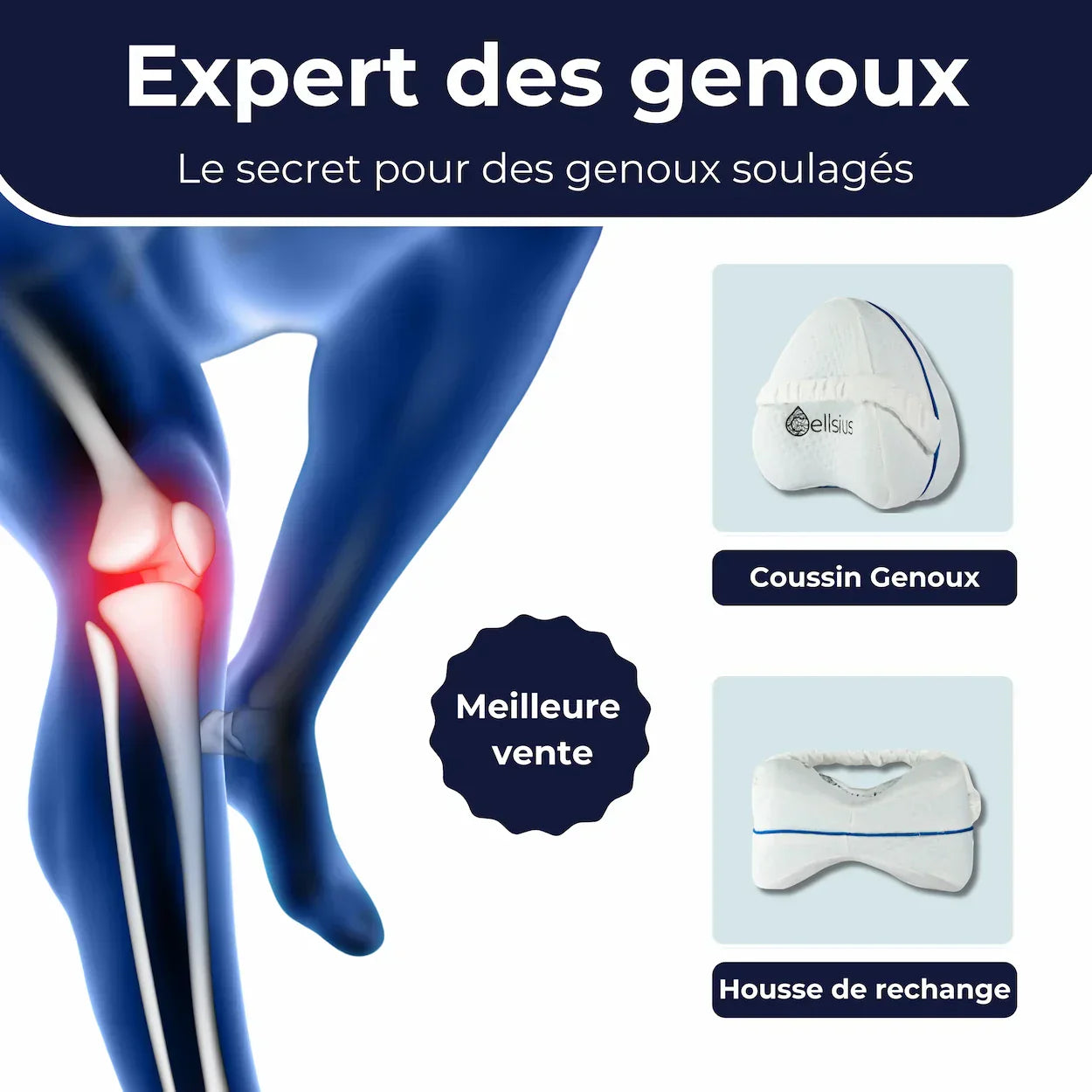 Kit Expert des genoux - Le secret pour des genoux soulagés