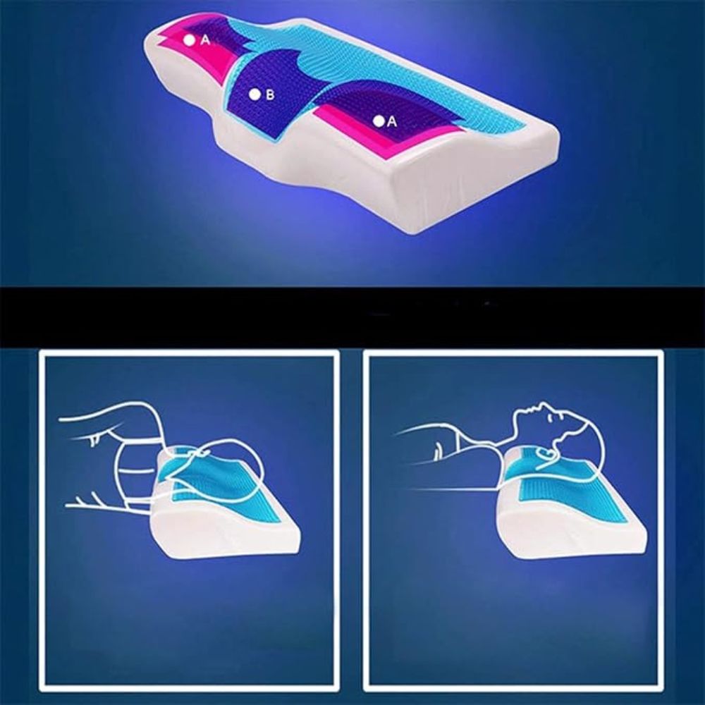 Oreiller Orthopédique Premium Rafraîchissant Cellsius - Le secret d'un somme frais